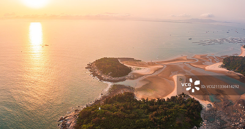 航拍广东阳江海陵岛图片素材