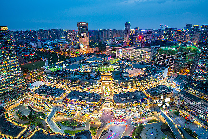 成都银泰城风光图片素材