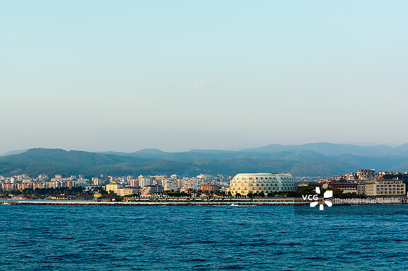 土耳其海滨建筑景色图片素材