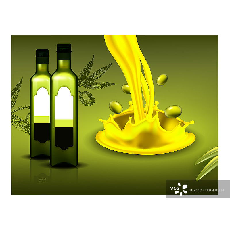 美味橄榄油产品促销banner图片素材