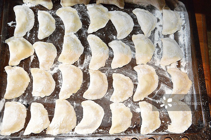 手工饺子图片素材