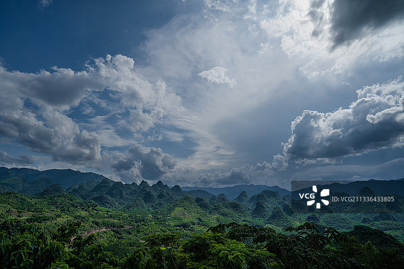 万山朝王  清远图片素材