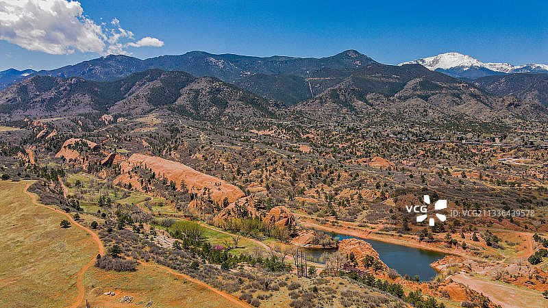 美国科罗拉多斯普林斯山脉风光图片素材