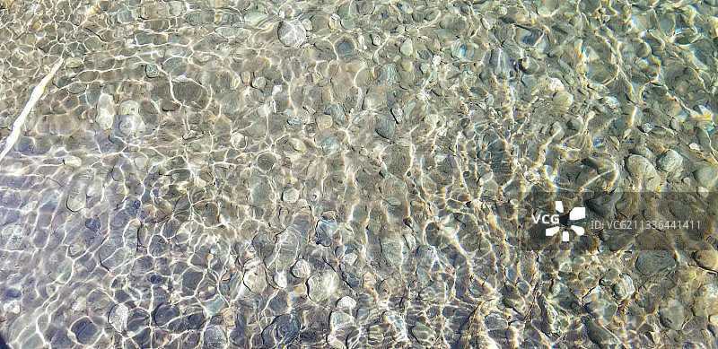 波纹水面特写图片素材