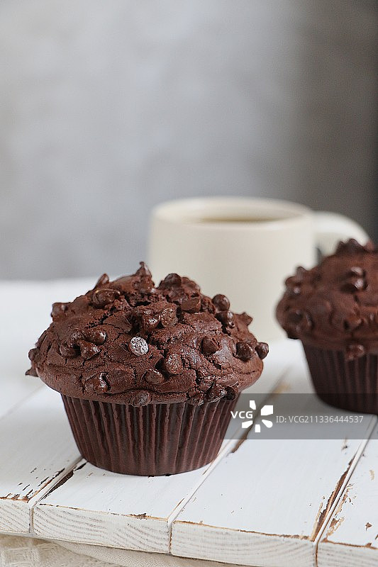 巧克力麦芬图片素材