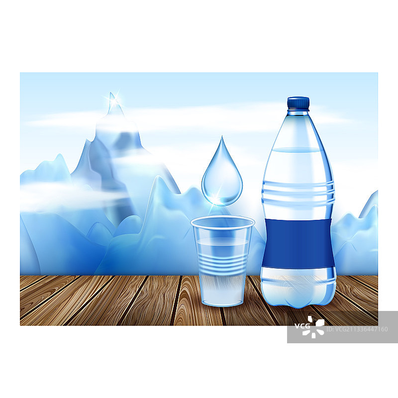 健康饮用水宣传海报图片素材