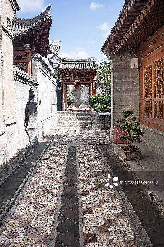 甘肃临夏八坊十三巷民居建筑图片素材