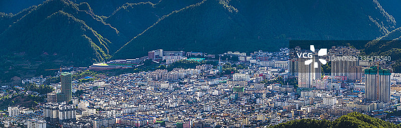 兰坪全景风光图片素材