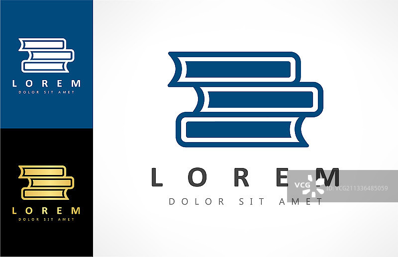 书籍Logo教育设计图片素材