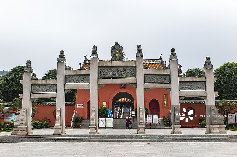 中国广西南宁孔庙--高考、中考季祈福学子图片素材