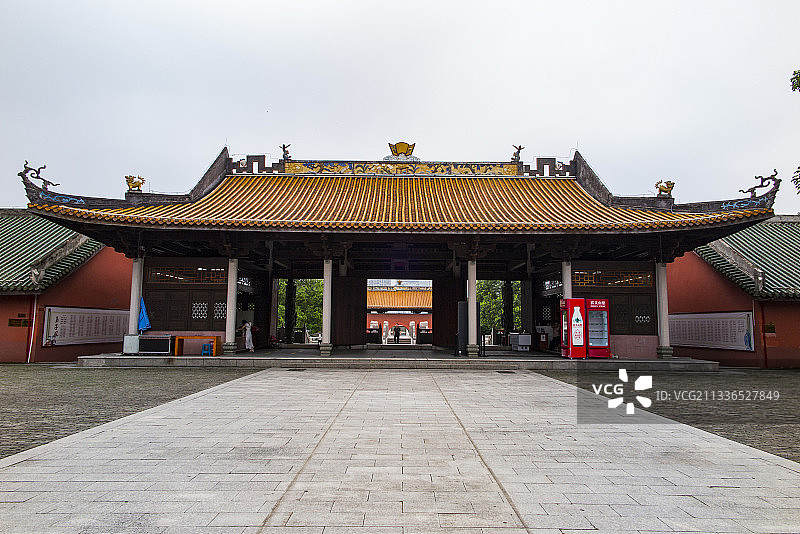 中国广西南宁孔庙--高考、中考季祈福学子图片素材