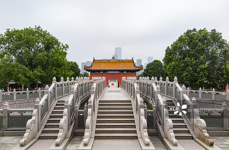 中国广西南宁孔庙--高考、中考季祈福学子图片素材