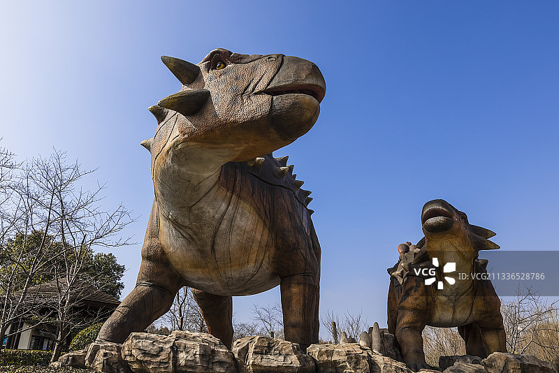 巨无霸甲龙(上海自然谷恐龙乐园)图片素材