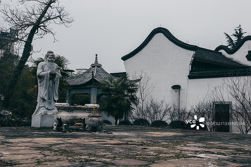 湖州荻港古村图片素材