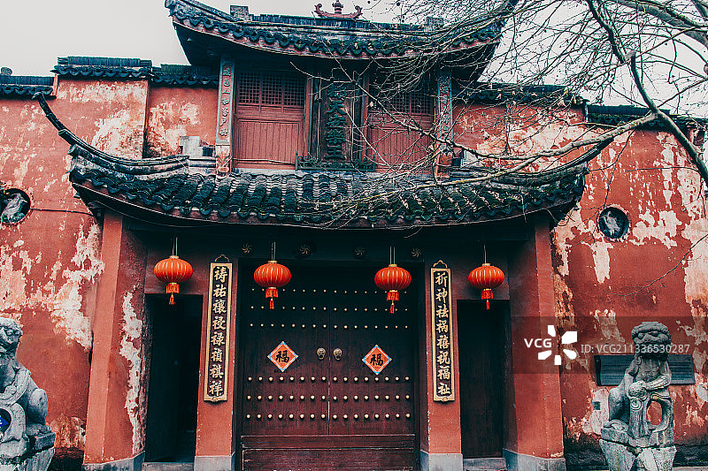 湖州荻港古村图片素材