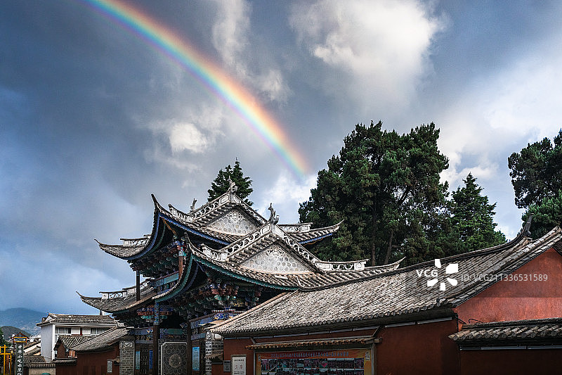 文庙  云南大理中国历史文化名城巍山图片素材