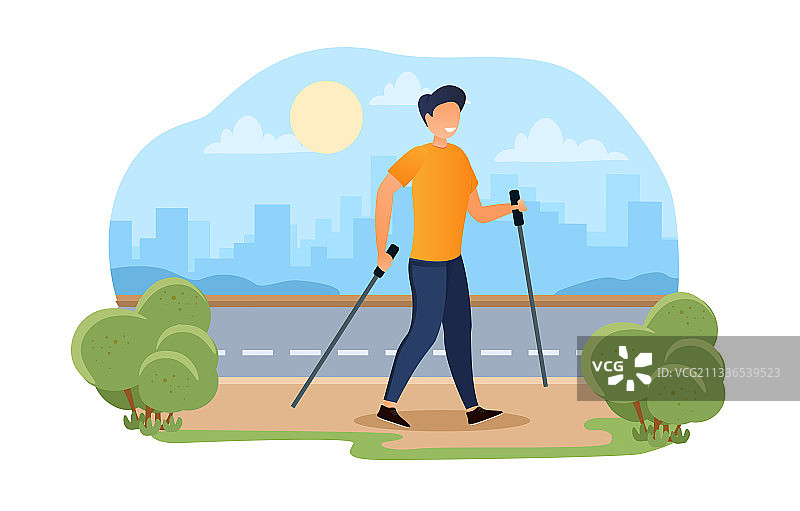 商务男士运动健走图片素材