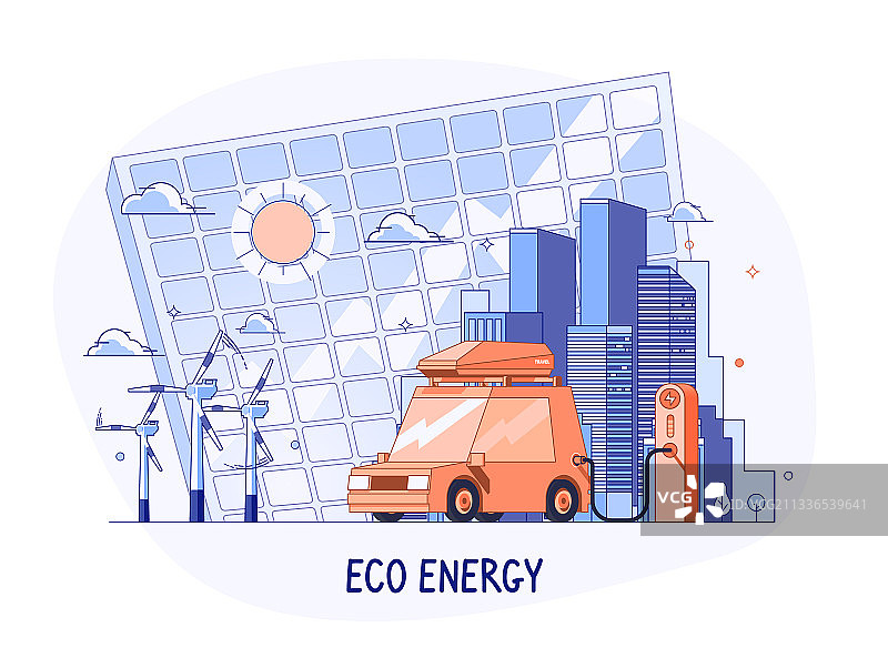 来自清洁电能图片素材