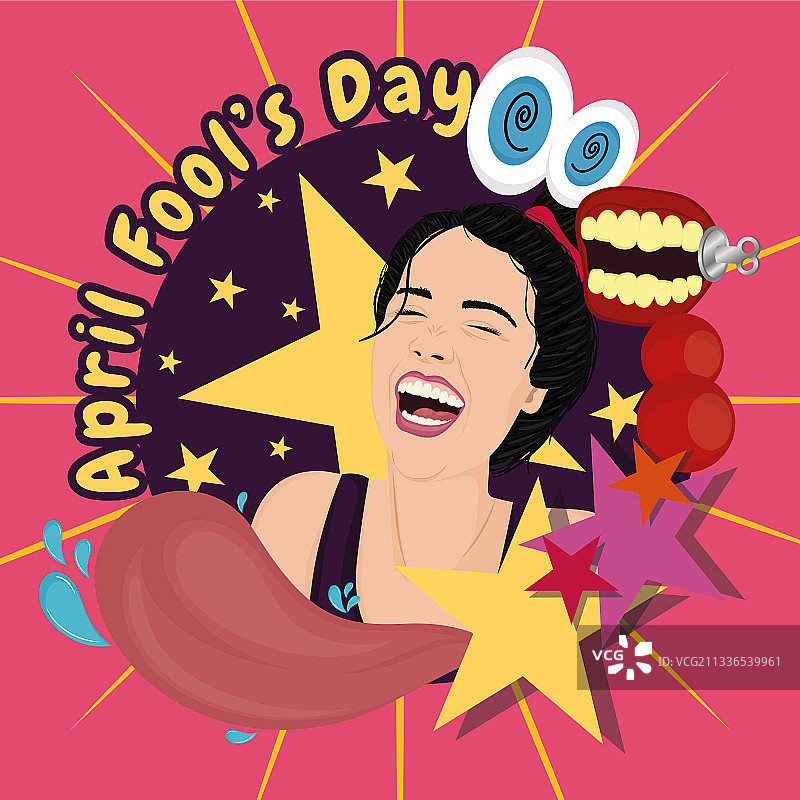 愚人节海报图片素材