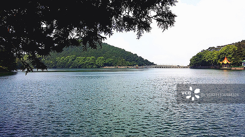 芦林湖风光图片素材