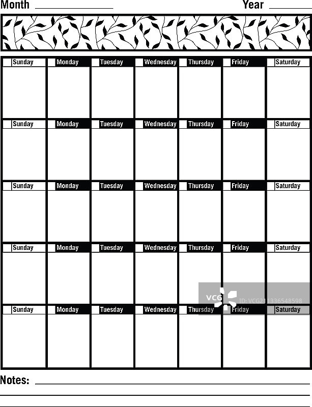 月度日历计划表图片素材