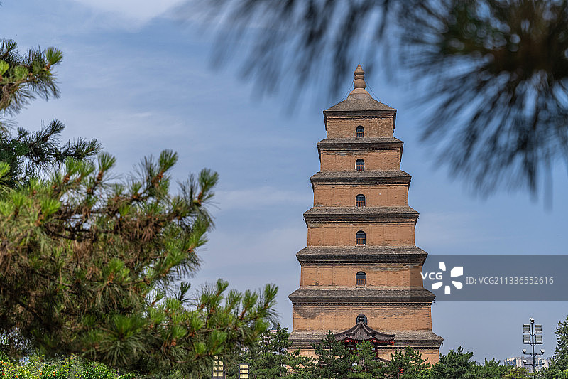 西安大雁塔图片素材
