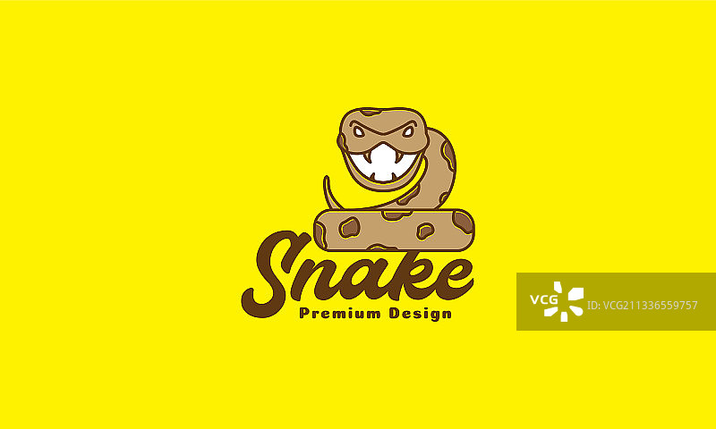 卡通可爱蛇蟒标志符号图标图片素材