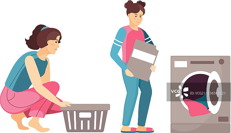 carrying dirty clothes for washing carrying dirty clothes for washing图片素材