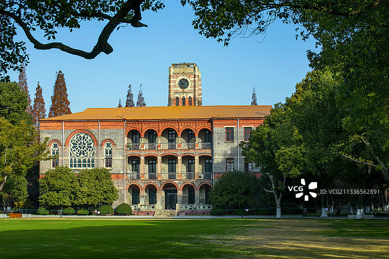 美丽校园-苏州东吴大学图片素材