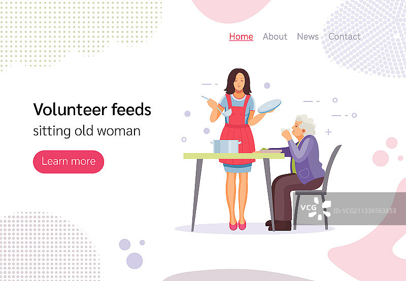 志愿者进行慈善活动图片素材