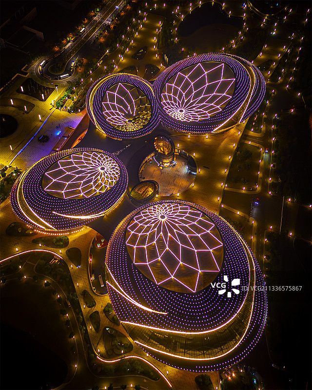 江苏大剧院夜景图片素材