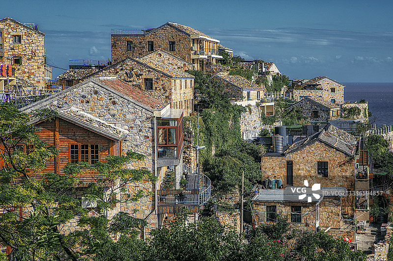 台州温岭石塘小镇图片素材