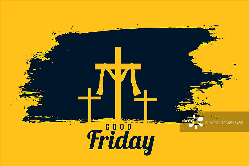 带有十字架的耶稣受难日背景图片素材