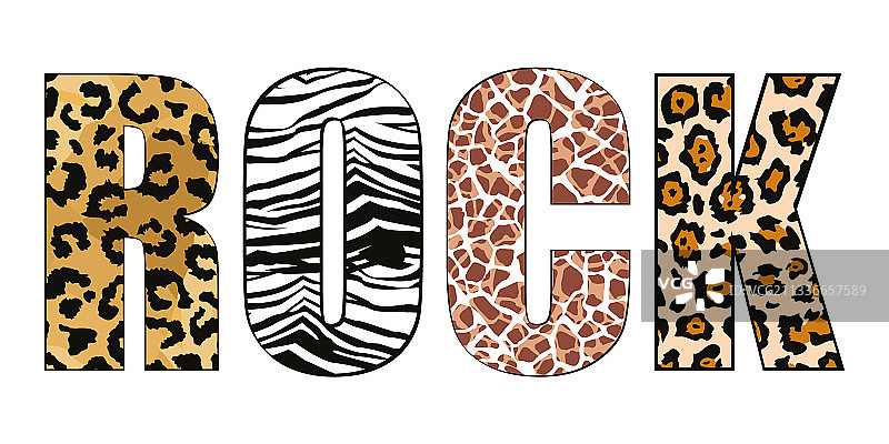 动物图案摇滚图片素材