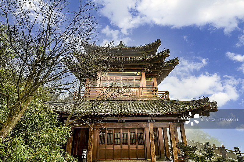 贵州省遵义市娄山关景区观海楼图片素材