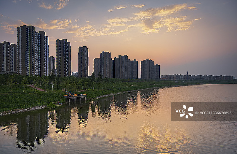 温榆河边图片素材