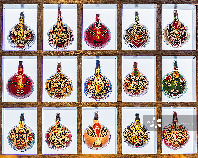 陕西社火脸谱图片素材