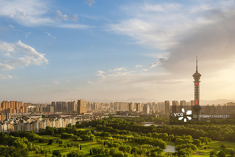 石家庄电视塔图片素材