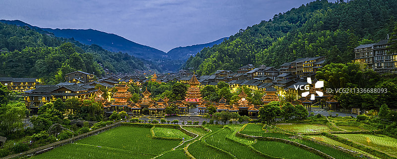 贵州肇兴侗寨图片素材