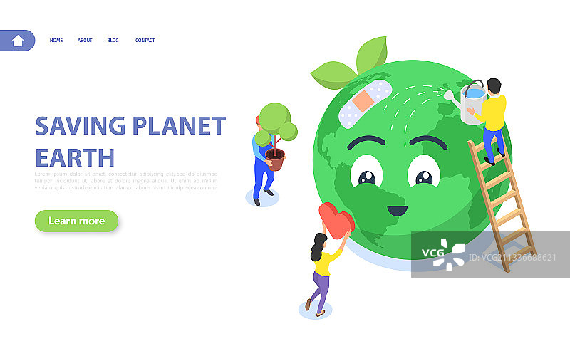 爱护地球概念图片素材