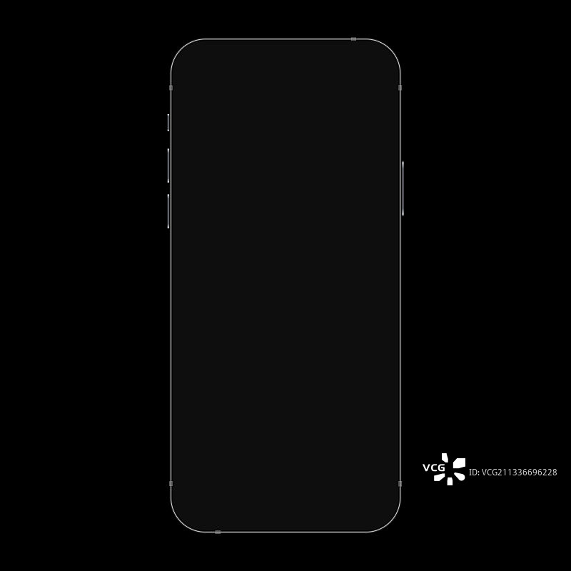 智能手机逼真空白模型图片素材