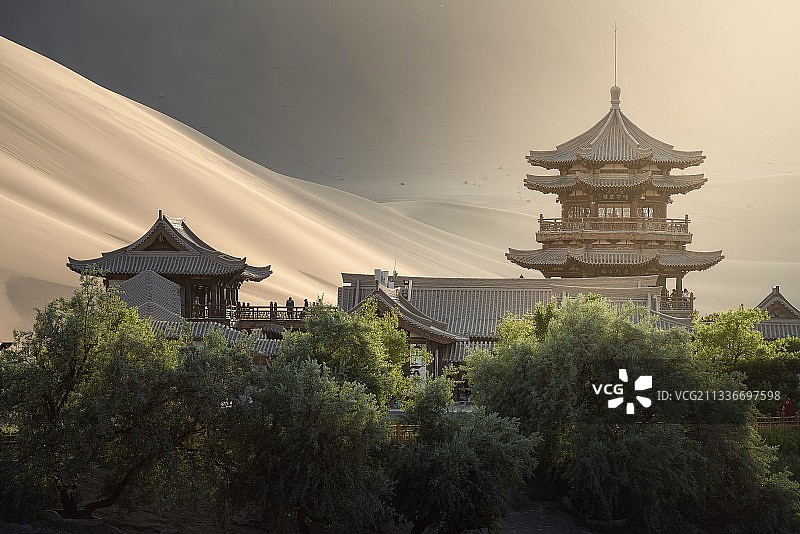 鸣沙山图片素材