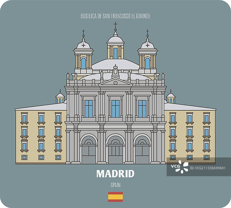 马德里圣弗朗西斯科大教堂图片素材