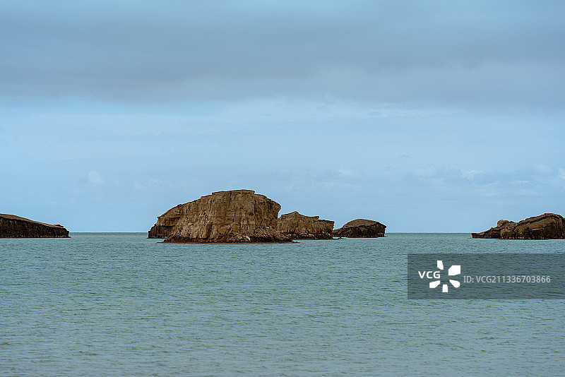 青海水上雅丹图片素材
