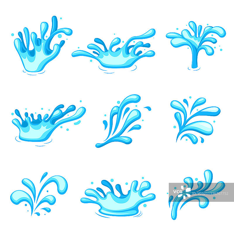 海浪剪贴画海洋水波合集图片素材
