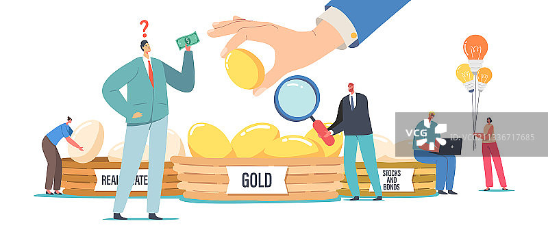 多元化投资与财务成功图片素材