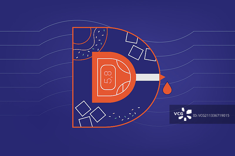 糖尿病抽象血糖检测图片素材