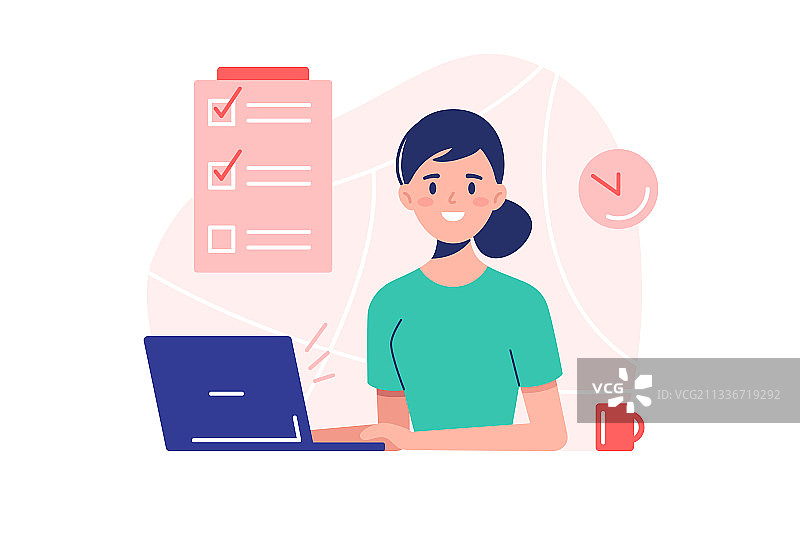 女项目经理图片素材