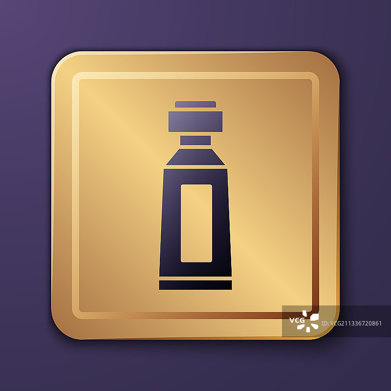 紫色牙膏管图标图片素材