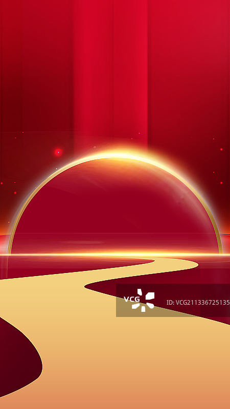 炫光红色背景图片素材